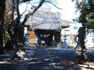 諏訪雷電神社の参拝記録(ムンクさん)