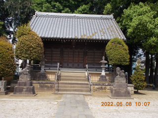 埜田神社の参拝記録(ムンクさん)