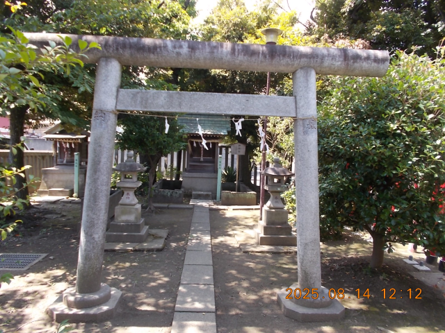 神明社の参拝記録1