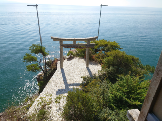 龍神拜所(かわらけ投げ)(都久夫須麻神社境内)の参拝記録4