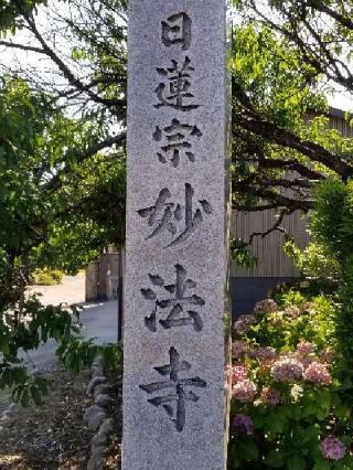 妙法寺の参拝記録(銀玉鉄砲さん)