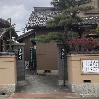 妙君寺の参拝記録(ワヲンさん)