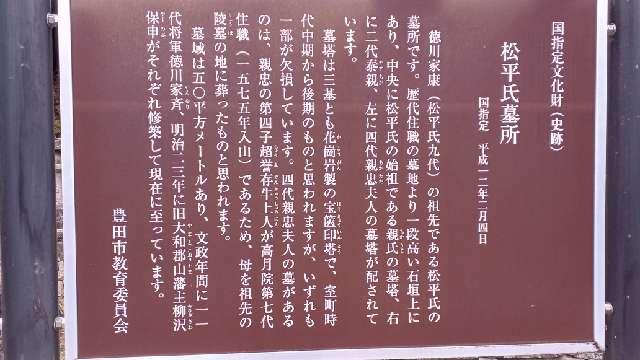 愛知県豊田市松平町寒ケ入44 本松山 高月院 寂静寺の写真12