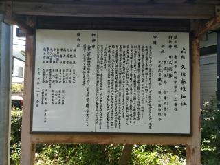 久佐奈岐神社の参拝記録1