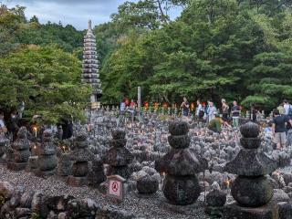 華西山 東漸院 念仏寺(化野念仏寺)の参拝記録(くまたろうさん)