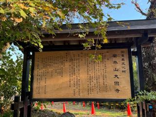 安泰山 大國寺の参拝記録(はとさん)
