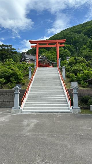 羅臼神社の参拝記録(笹だんごさん)