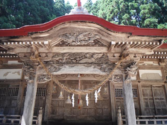 青森県十和田市奥瀬字北向10 新羅神社の写真1