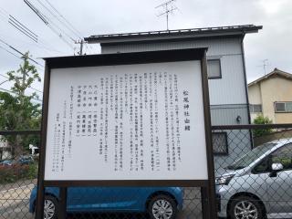 松尾神社の参拝記録(つかぼんさん)