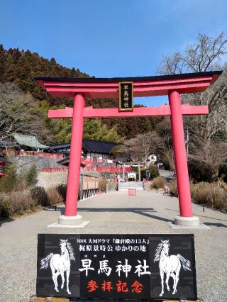 早馬神社の参拝記録(桃さん)