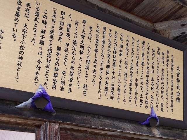 山形県東置賜郡川西町大字下小松字尼ｹ沢1855 大宮神社の写真2