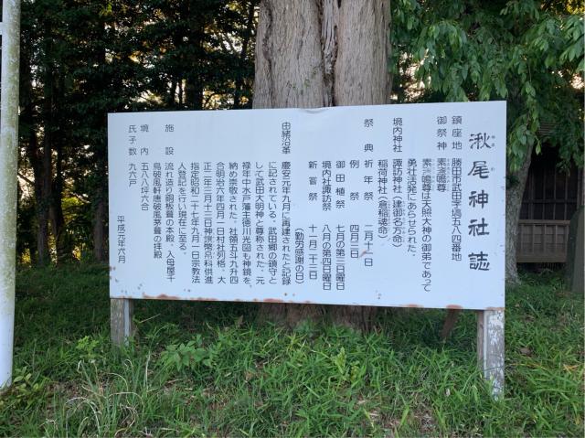 茨城県ひたちなか市武田584番地 湫尾神社の写真3