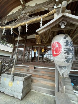 岩井八坂神社の参拝記録(りんごさん)