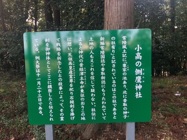 茨城県行方市小高406番地 側鷹神社の写真5