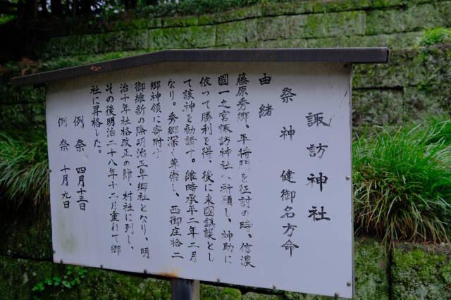 諏訪神社の参拝記録8