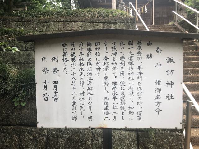 栃木県栃木市大平町真弓１５３１－１ 諏訪神社の写真4