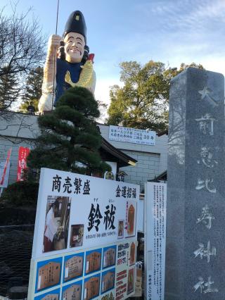 大前神社の参拝記録(金猿さん)