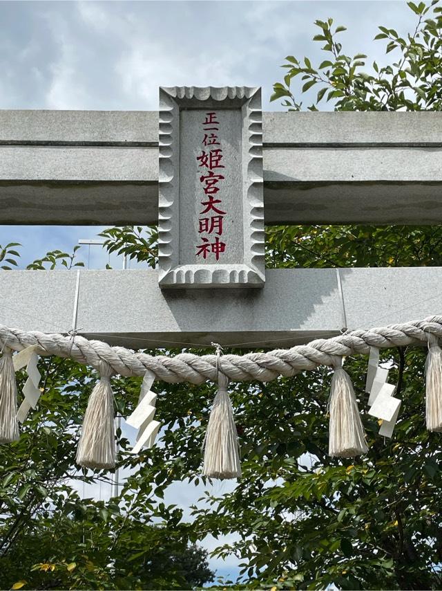 姫宮神社の参拝記録(keijiさん)