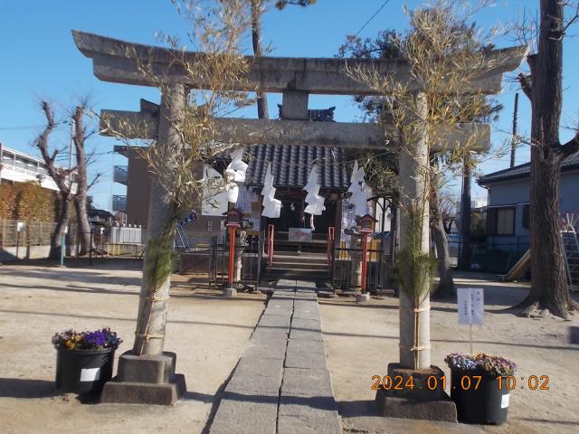 埼玉県草加市新里町342 毛長神社の写真3