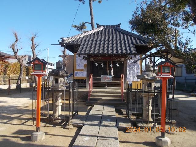埼玉県草加市新里町342 毛長神社の写真4