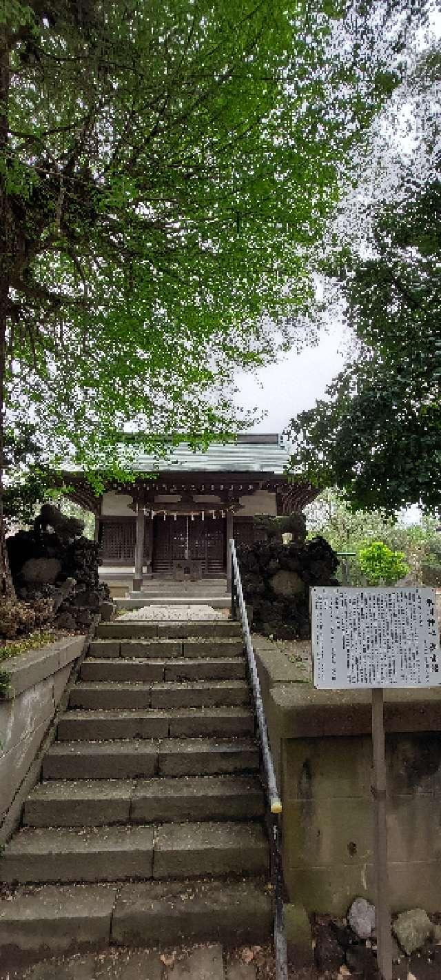 下ノ氷川神社の参拝記録(まーぼーさん)