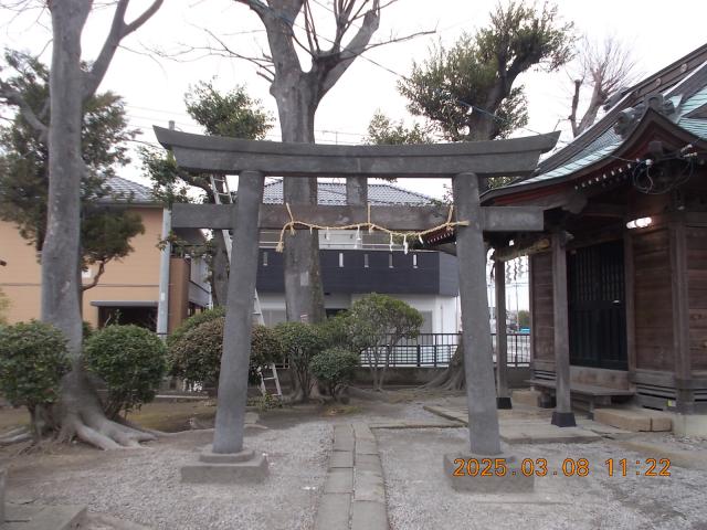 埼玉県三郷市谷中52 稲荷神社の写真2