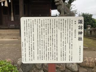 諏訪神社（上尾市畔吉）の参拝記録(レモンサワーさん)