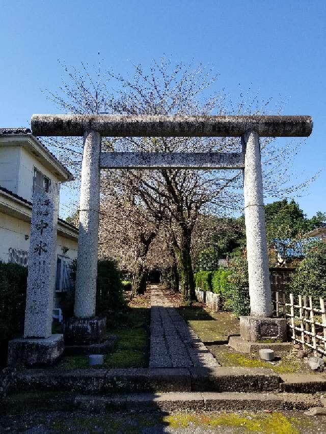中氷川神社の参拝記録(ポラーダさん)