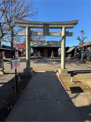 入間野神社の参拝記録(こーちんさん)