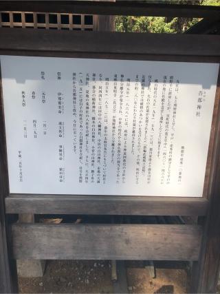 吾那神社の参拝記録(神追人さん)