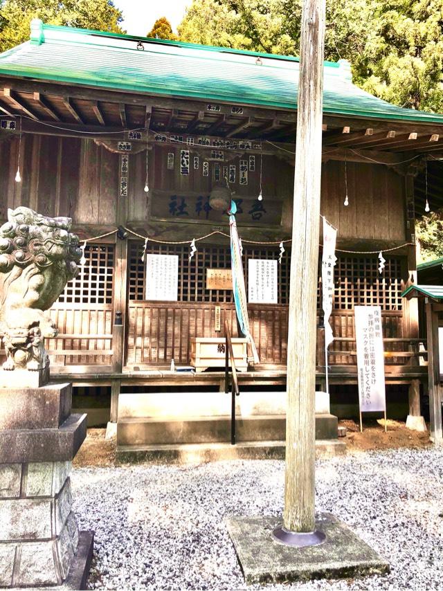 埼玉県飯能市虎秀10-1 吾那神社の写真1