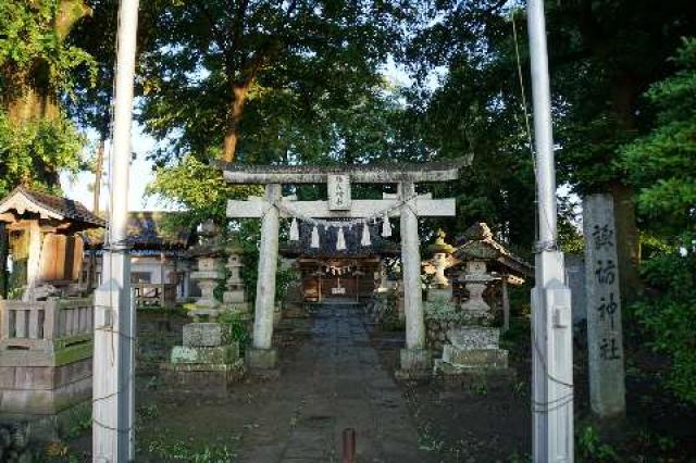 諏訪神社の参拝記録4