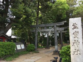 生實神社の参拝記録(明介さん)