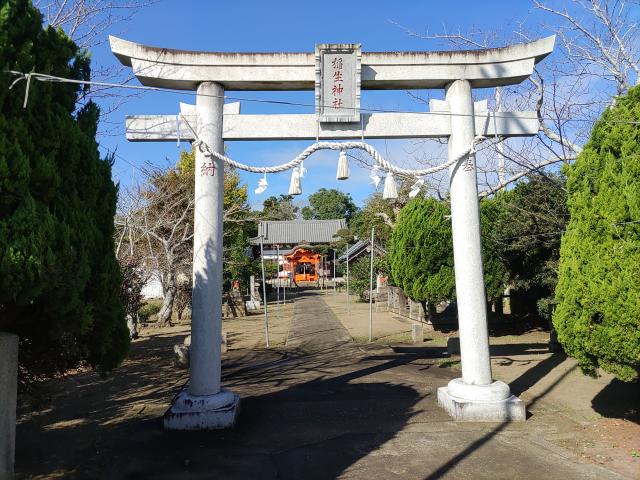千葉県大網白里市四天木1178番地 稲生神社の写真2