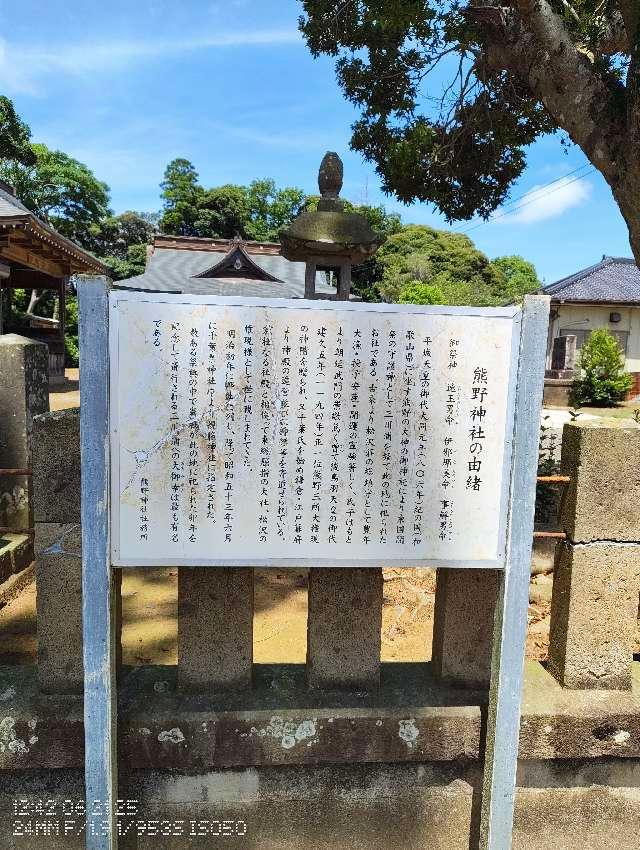 熊野神社の参拝記録2