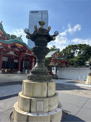 日枝神社の参拝記録(⛩️🎠🐢まめ🐢🎠⛩️さん)
