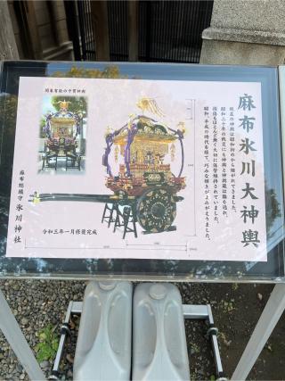 麻布氷川神社の参拝記録(⛩️🐉🐢まめ🐢🐉⛩️さん)