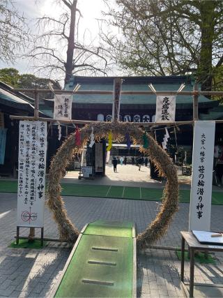 大宮八幡宮の参拝記録(⛩️🐍🐢まめ🐢🐍⛩️さん)