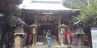 上目黒氷川神社の参拝記録(けんだまさん)