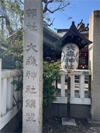 大森神社（寄来神社）の参拝記録(⛩️🎠🐢まめ🐢🎠⛩️さん)