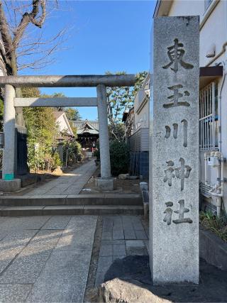 東玉川神社の参拝記録(⛩️🐉🐢まめ🐢🐉⛩️さん)