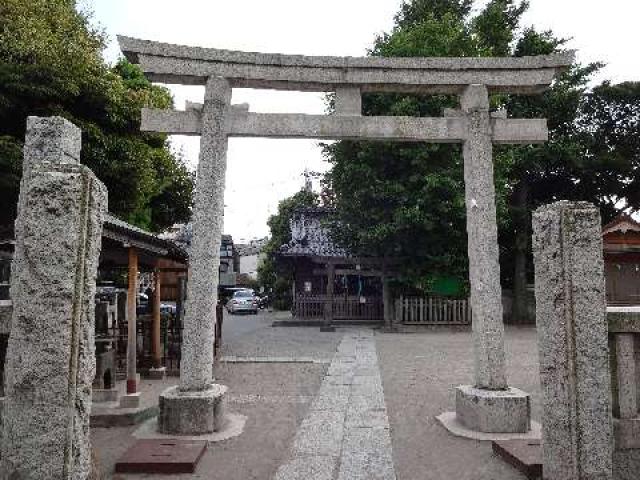東京都足立区柳原2-38-1 稲荷神社（柳原稲荷神社）の写真1