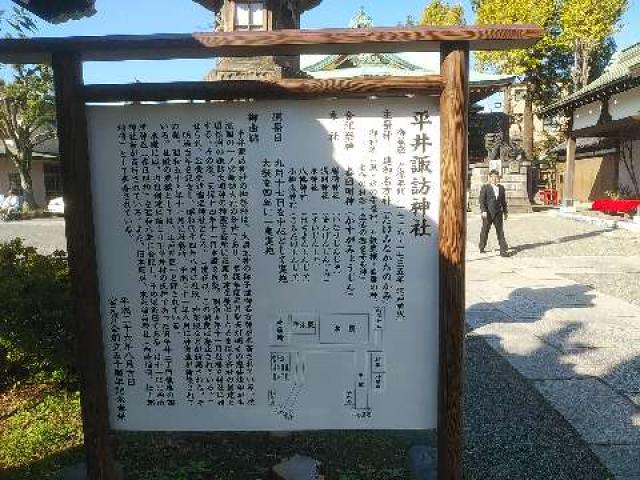 平井諏訪神社の参拝記録(りんごぐみさん)