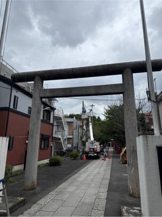 池袋氷川神社の参拝記録(⛩️🐍🐢まめ🐢🐍⛩️さん)