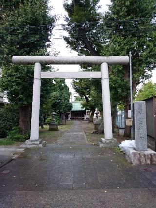 町屋神社の参拝記録(蜜柑さん)