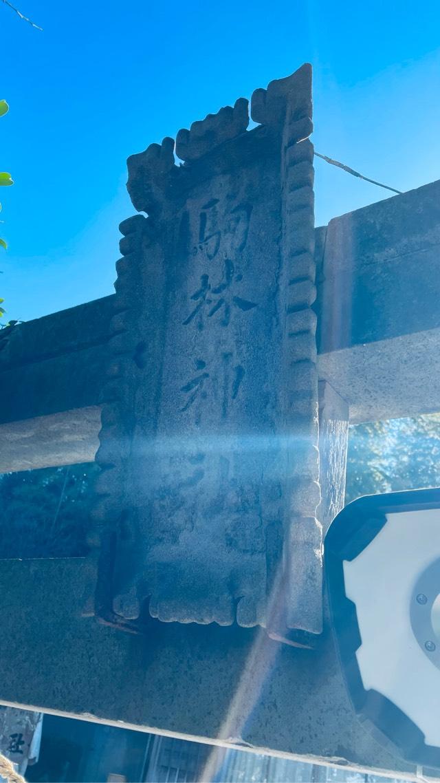 駒林神社の参拝記録8
