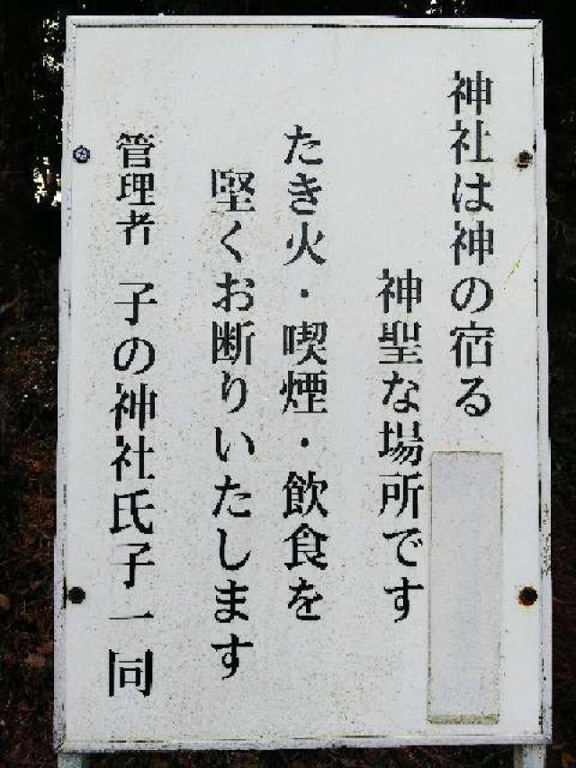 神奈川県横浜市青葉区たちばな台2ｰ22ｰ1 子ノ神社の写真48