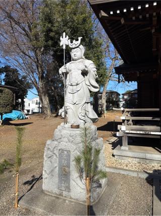 野川神明社（韋駄天社）の参拝記録(⛩️🎠🐢まめ🐢🎠⛩️さん)