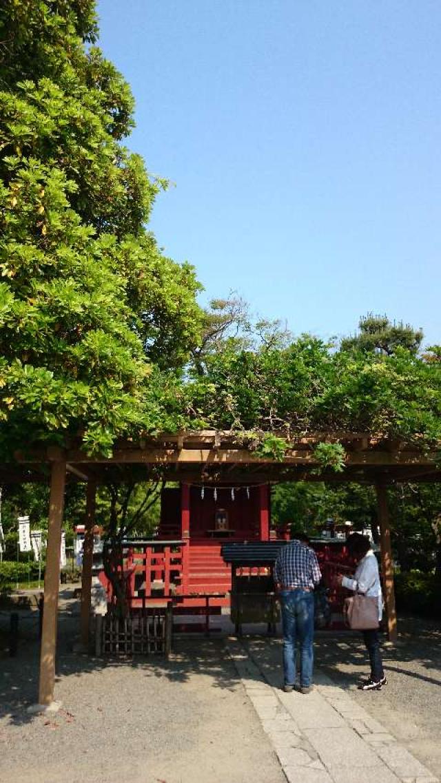 旗上弁戝天社（鶴岡八幡宮末社）の参拝記録(なまはげさん)