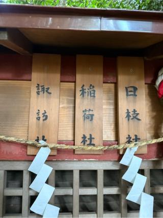 諏訪神社（有鹿神社本宮末社）の参拝記録(⛩️🐍🐢まめ🐢🐍⛩️さん)